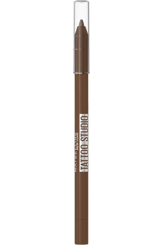 Maybelline TattooStudio Waterproof Gel Pencil in Smooth Walnut with visible branding
