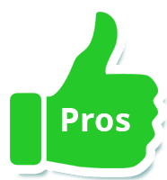 Green pros icon highlighting benefits of foundation for mature skin.