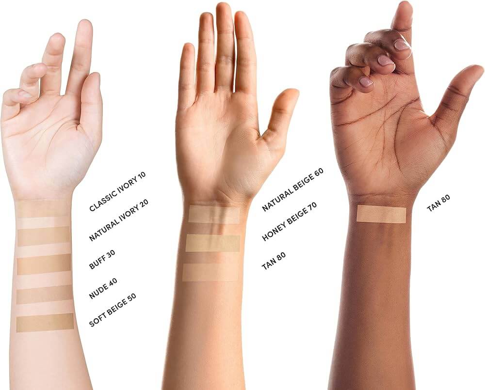 Neutrogena Mineral Sheers Loose Powder different skin tones