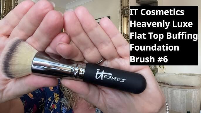 streak-free foundation brush for older skin