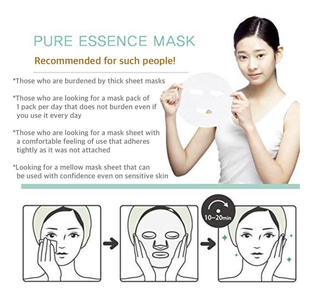 Holika Holika Pure Essence Mask how to use