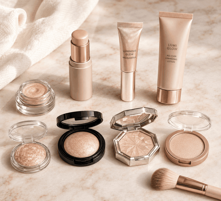 8 other highlighters tested for mature skin in cream, liquid and powder formulas.