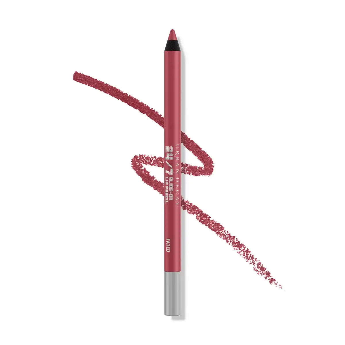 Official Urban Decay 24/7 Glide-On Waterproof Lip Pencil packshot with visible branding and swatch
