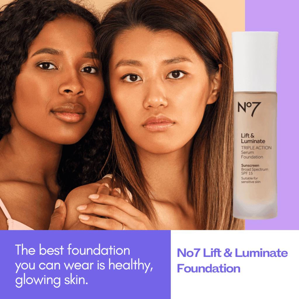 Best foundation for mature skin No7 Lift & Luminate Foundation