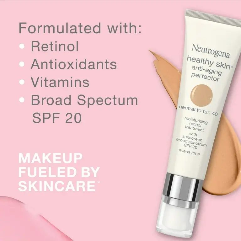 Neutrogena Healthy Skin Anti-Aging Perfector with Retinol for anti-aging benefits.