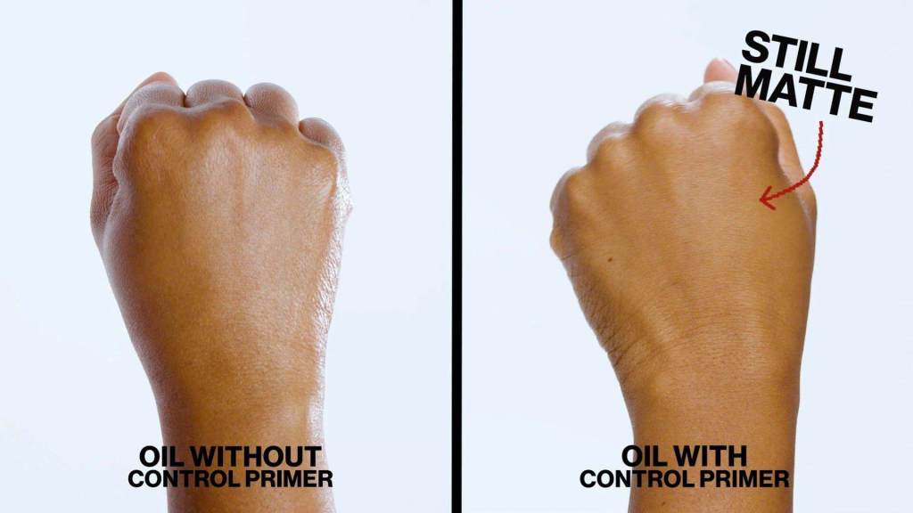 Smashbox Photo Finish Primer before and after