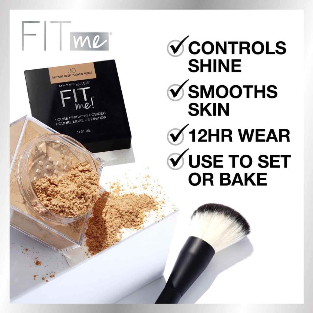 Maybelline Fit Me Loose Finishing Powder benefits