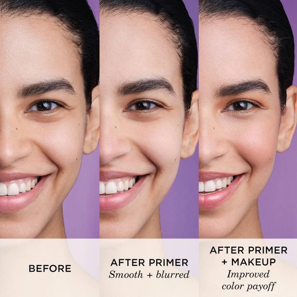 Tatcha The Silk Canvas Primer before and after