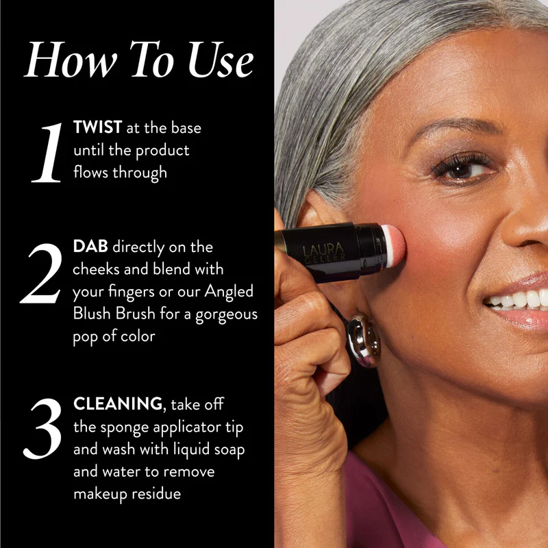Laura Geller Serum Bronzing Cheek Lift how to use