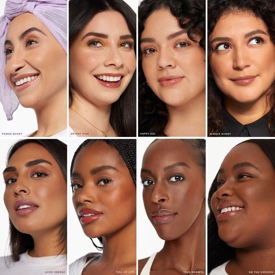 Rare Beauty Warm Wishes Bronzer Stick different woman trying it