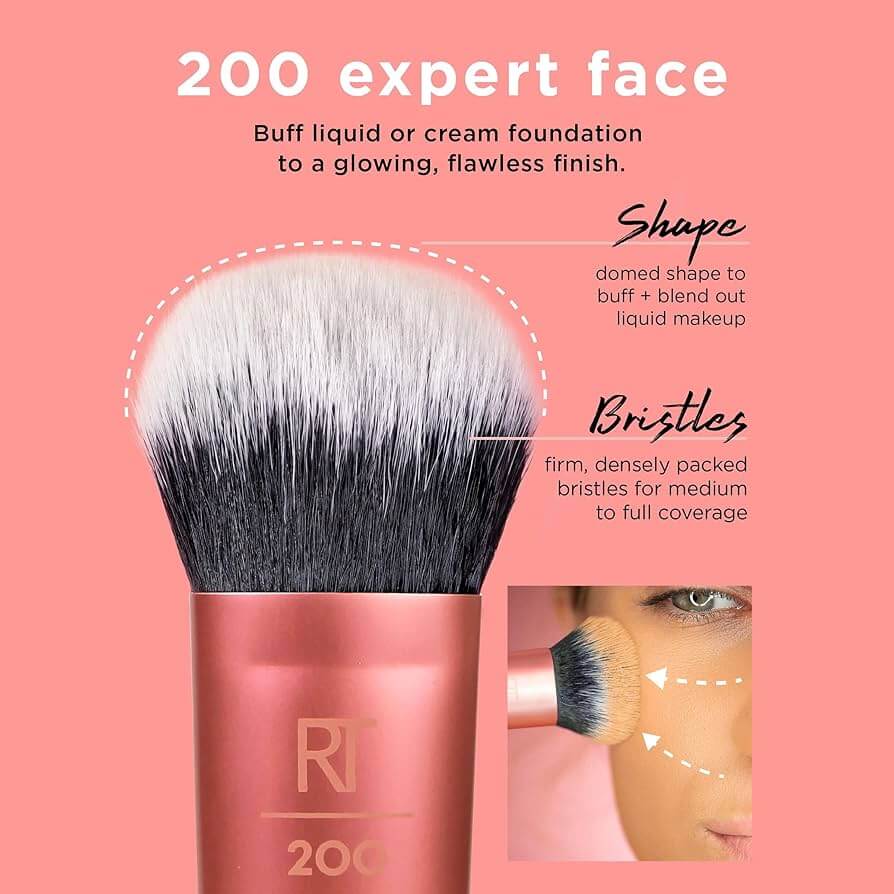 real techniques brush for aging skin application