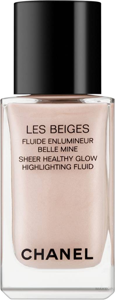 Chanel Les Beiges Healthy Glow Foundation bottle with its iconic minimalist Chanel branding on display.