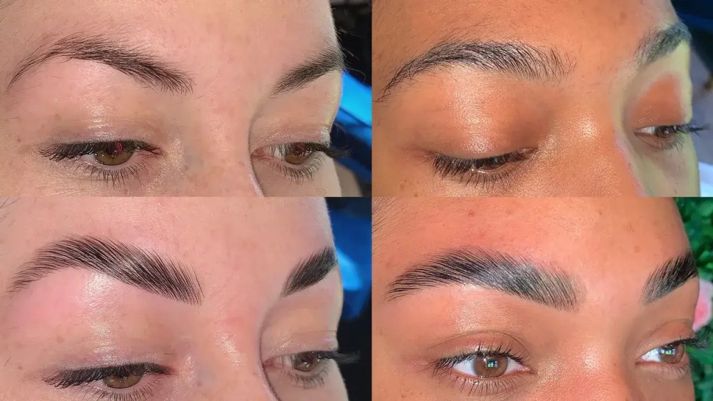 Groomed brows with pencil for lifted eyes, highlighting groom brows for instant lift in makeup routines for mature women.