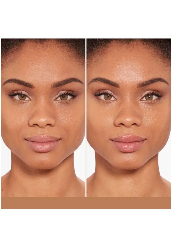 BareMinerals Complexion Rescue Tinted Hydrating Gel Cream before and after picture