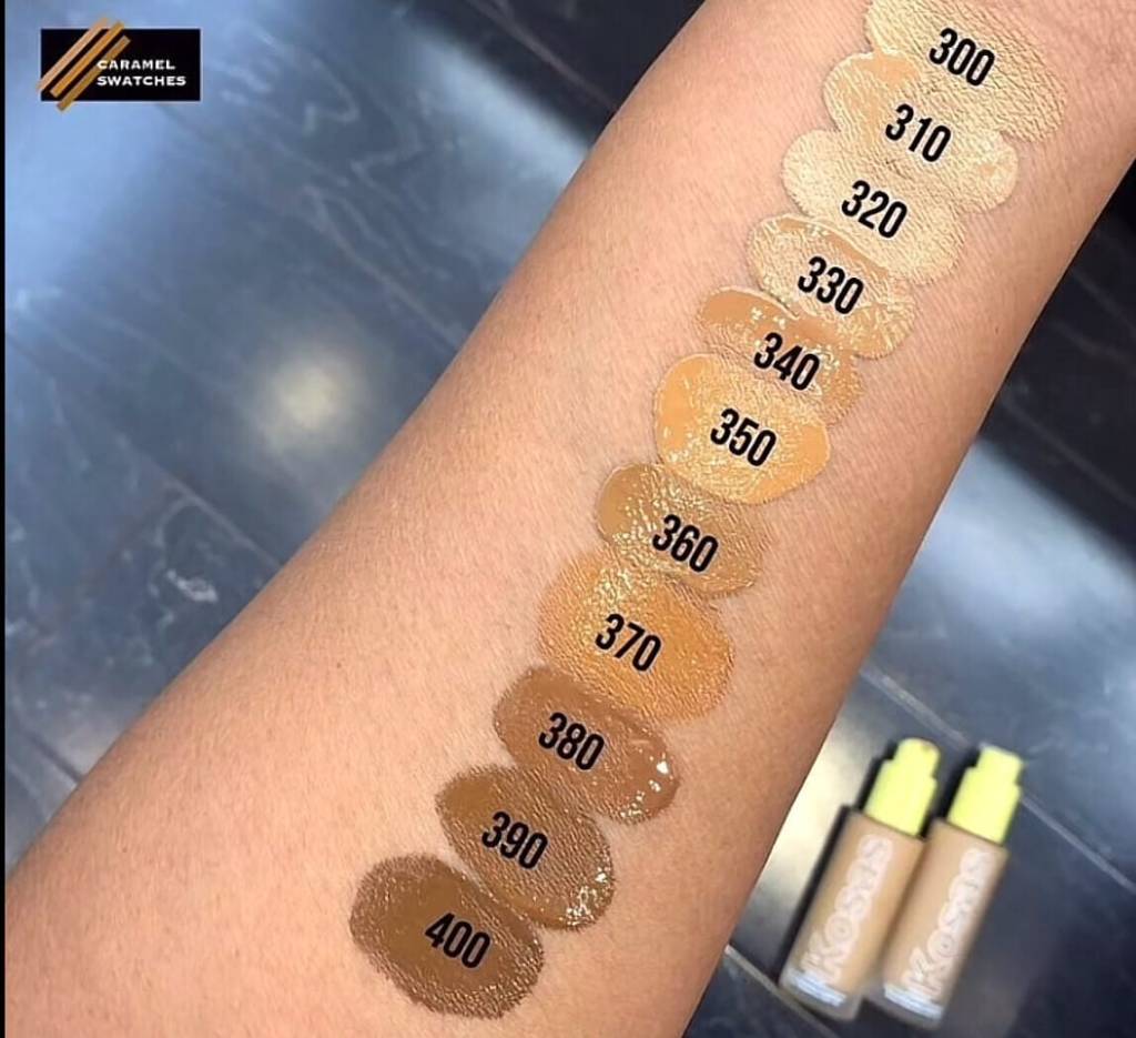 Kosas Revealer Skin-Improving Foundation SPF 25 different shades