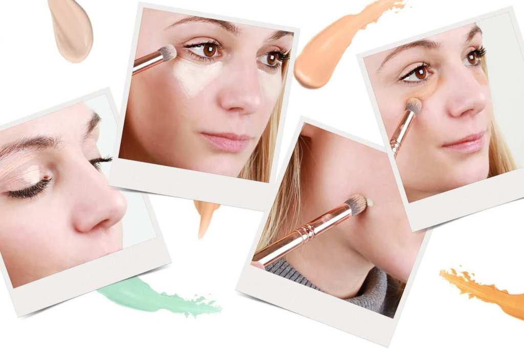 Apply Concealer on different spots