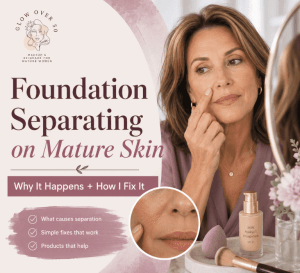 Read more about the article How to Stop Foundation Separating on Mature Skin— My Best Foundation Fixes After 50