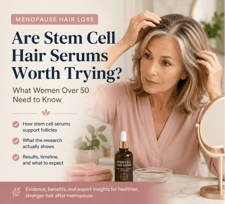 Are Stem Cell Hair Serums Worth Trying for Menopause Hair Loss?