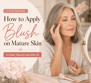 Read more about the article How to Apply Blush on Mature Skin: My 7-Step Lifted, Natural Routine After 50