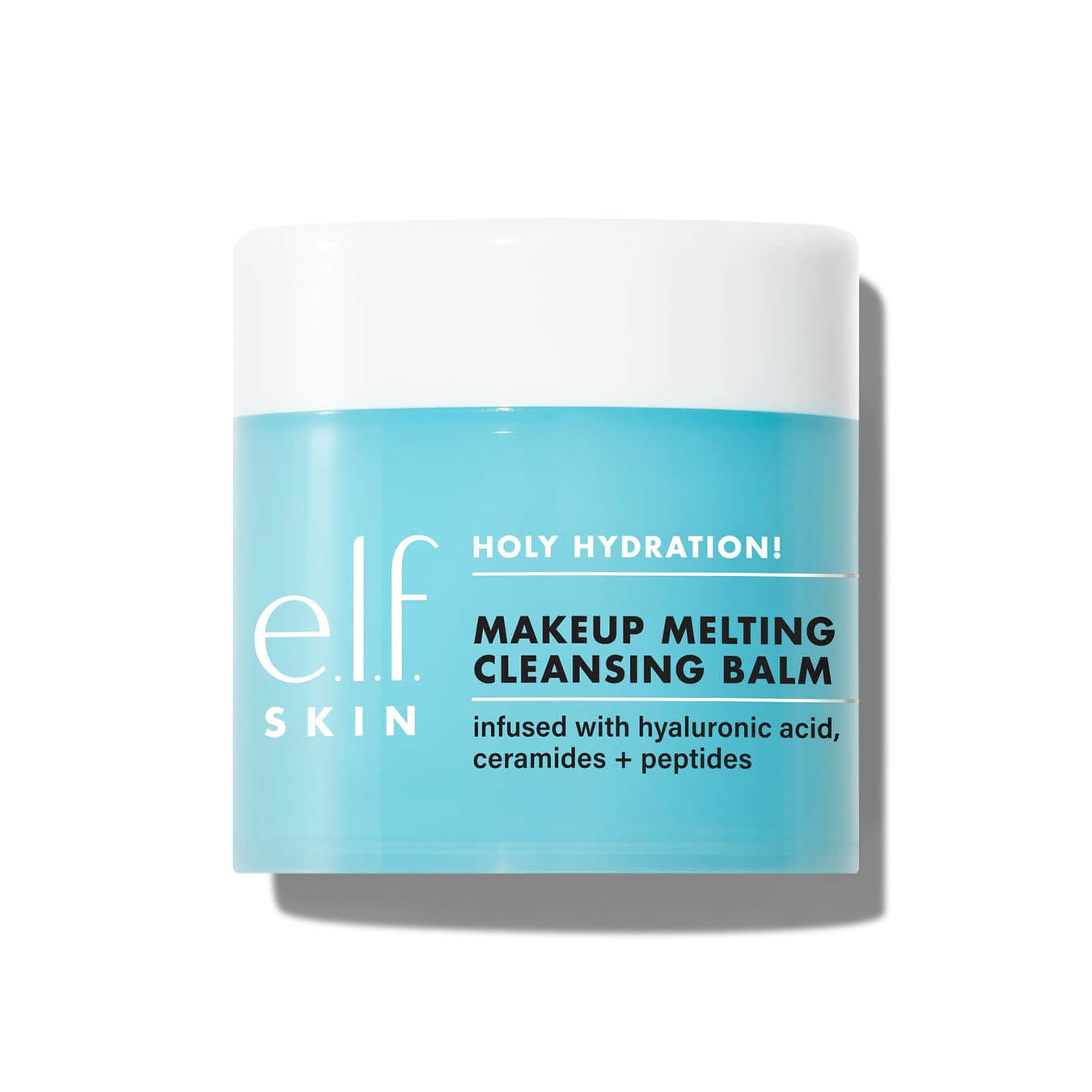 e.l.f. Holy Hydration Makeup Melting Cleansing Balm jar with readable logo